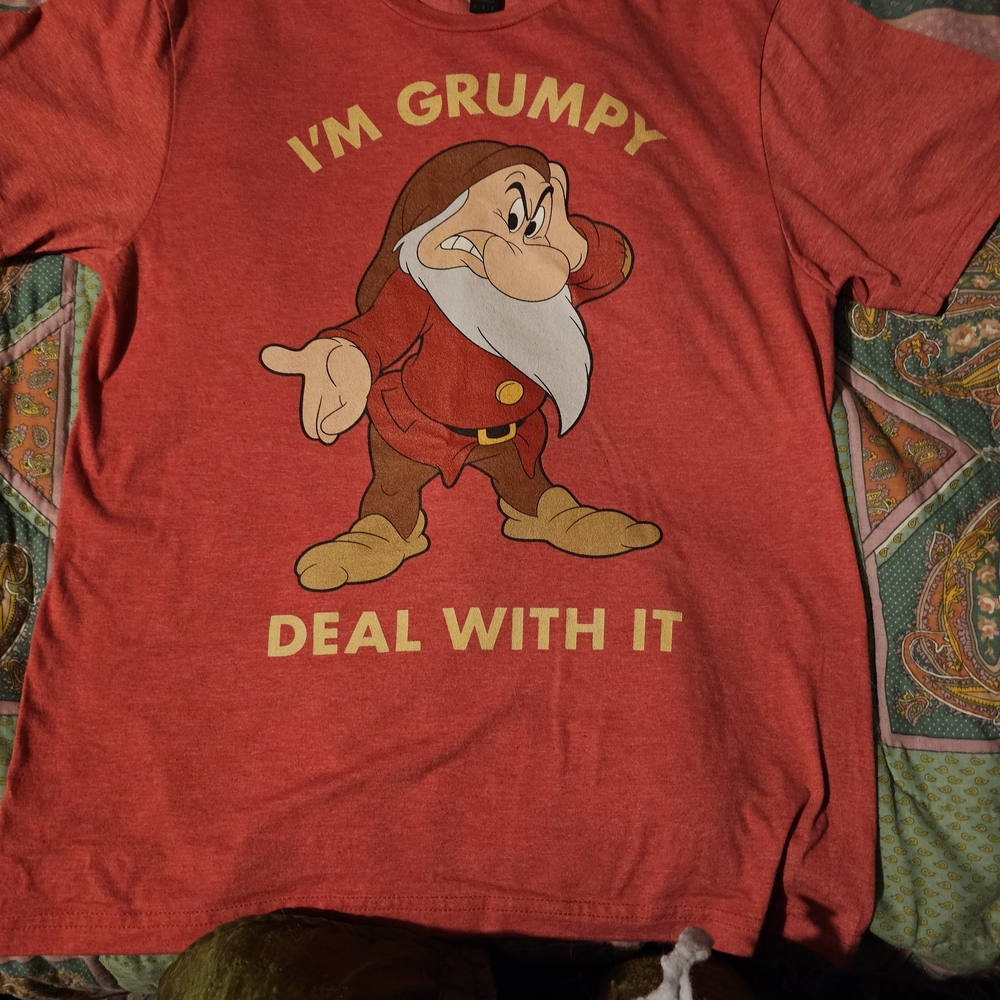 Red Grumpy Graphic Tee